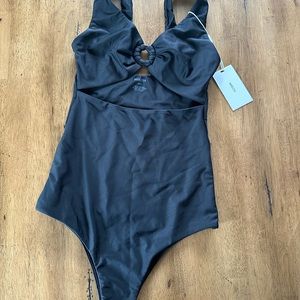 NWT MIKOH Black One Piece